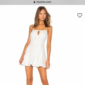 White dress from Revolve
